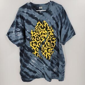 Hop valley Stash exotic hazy ale tie dye cheetah print tshort xl